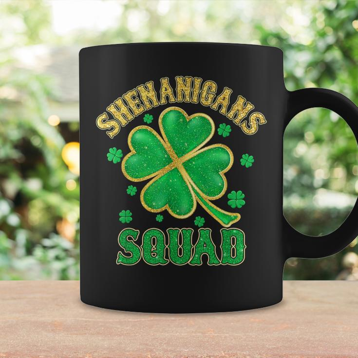 Shenanigans Squad Irish Shamrock Funny St Patricks Day Party Coffee Mug Gifts ideas