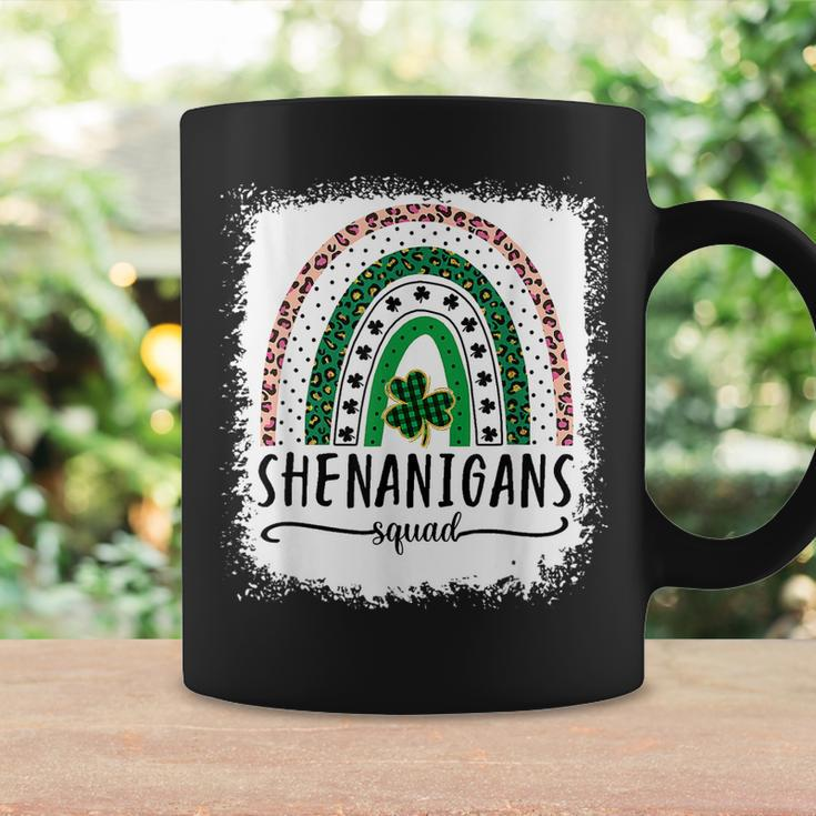 Shenanigans Squad St Patricks Day Rainbow Shamrock Coffee Mug Gifts ideas