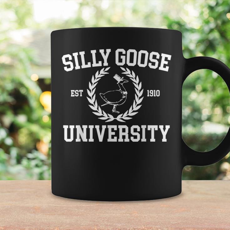 Silly Goose University Mens Womens Silly Goose Meme Costume Coffee Mug Gifts ideas