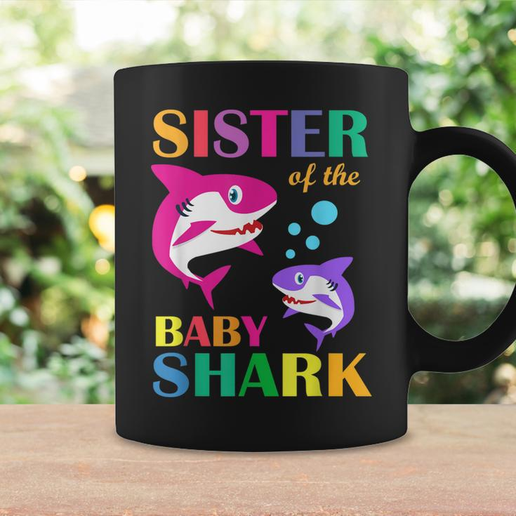 Sister Of The Baby Birthday Shark Sister Shark Mothers Day Coffee Mug Gifts ideas