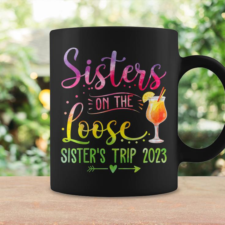 Sisters On The Loose Tie Dye Sisters Weekend Trip 2023 Coffee Mug Gifts ideas
