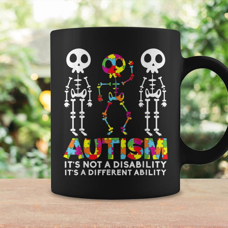 Skull Dance Autism Awareness Mom Dad Kids Autism Coffee Mug Gifts ideas