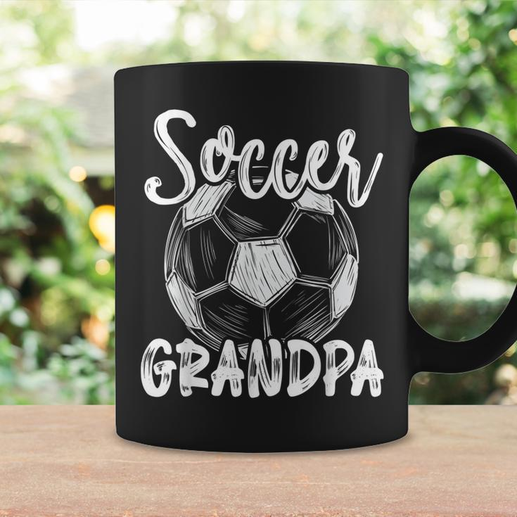 Soccer Grandpa Men Family Matching Team Player Soccer Ball Coffee Mug Gifts ideas