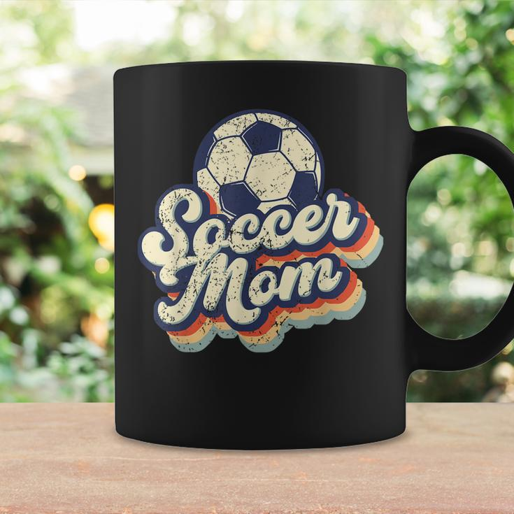 Soccer Mom Funny Soccer Ball Retro Vintage Mom Life Coffee Mug Gifts ideas