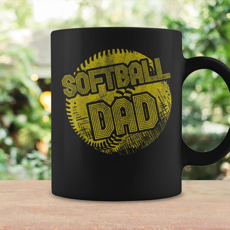 Softball Dad Coach Player Father Daddy Fathers Day Gift Gift For Mens Coffee Mug Gifts ideas