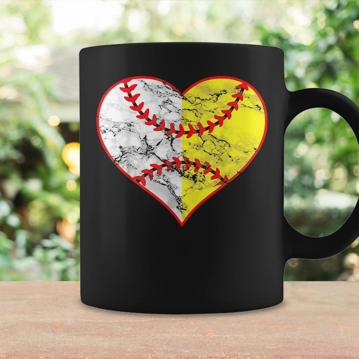 Softball Heart Mom Women Baseball Ideas Coffee Mug Gifts ideas