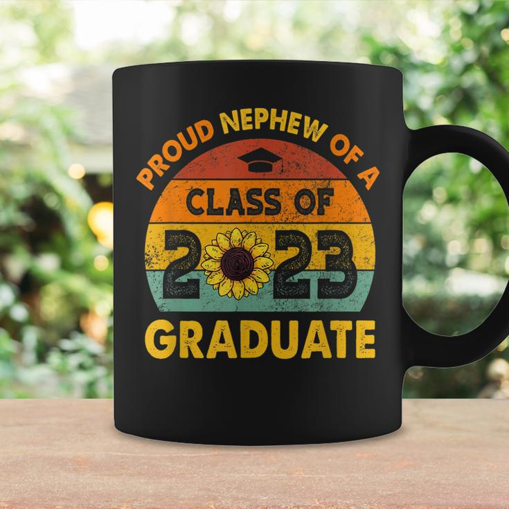 Sonnenblume Senior Proud Neffe Klasse 2023 Graduate Vintage Tassen Geschenkideen