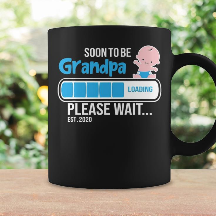 Soon To Be Grandpa Loading Please Wait Est 2020 Grandfather Coffee Mug Gifts ideas