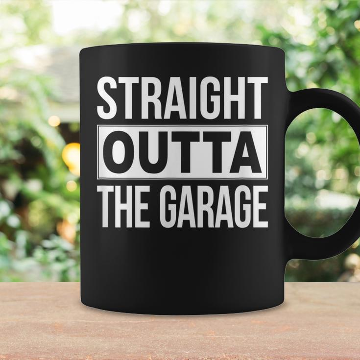 Straight Outta The Garage Funny Mechanic Woodshop Coffee Mug Gifts ideas