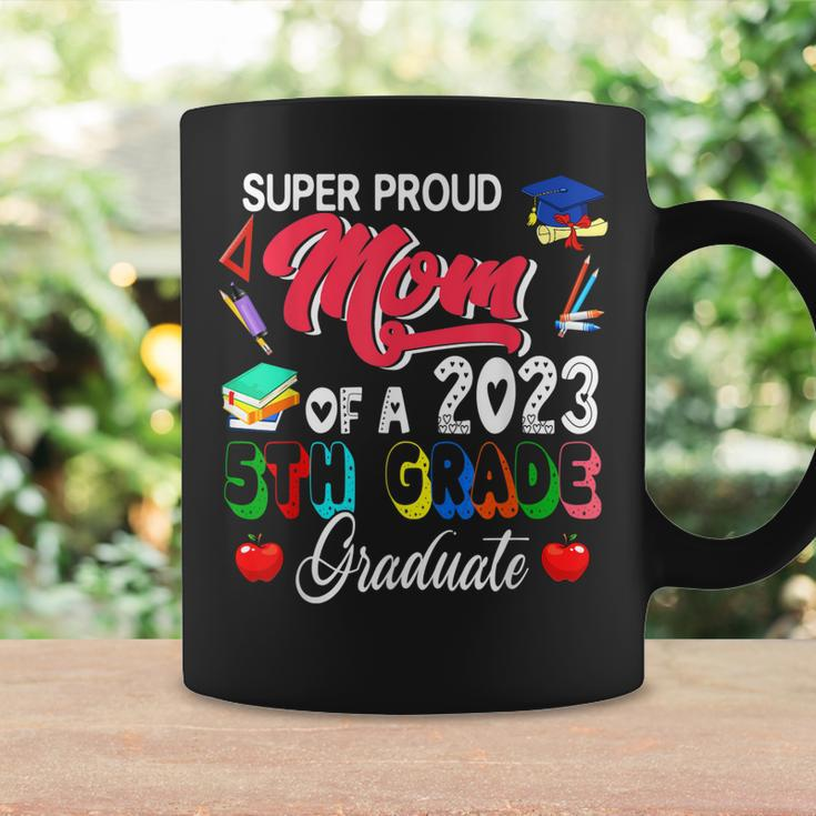 Super Proud Mom Of A 2023 5Th Grade Graduate Funny Family Coffee Mug Gifts ideas