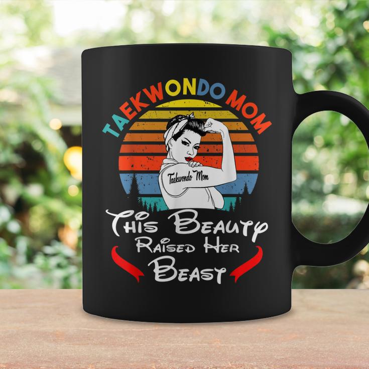 Taekwondo Mom This Beauty Raised Her Beast Coffee Mug Gifts ideas