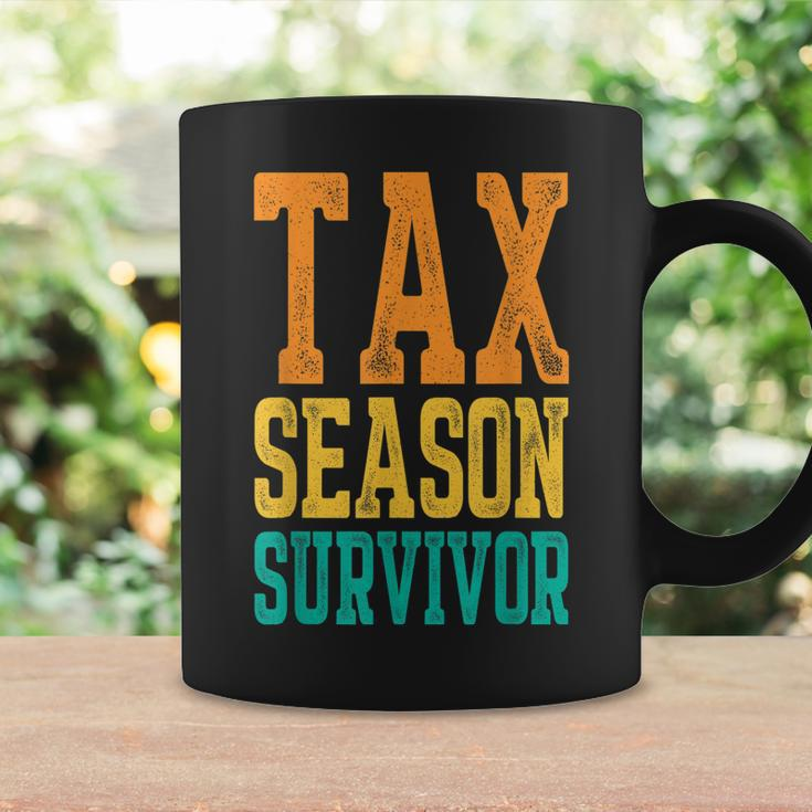 Tax Season Survivor Funny Tax Season Accountant Taxation Coffee Mug Gifts ideas