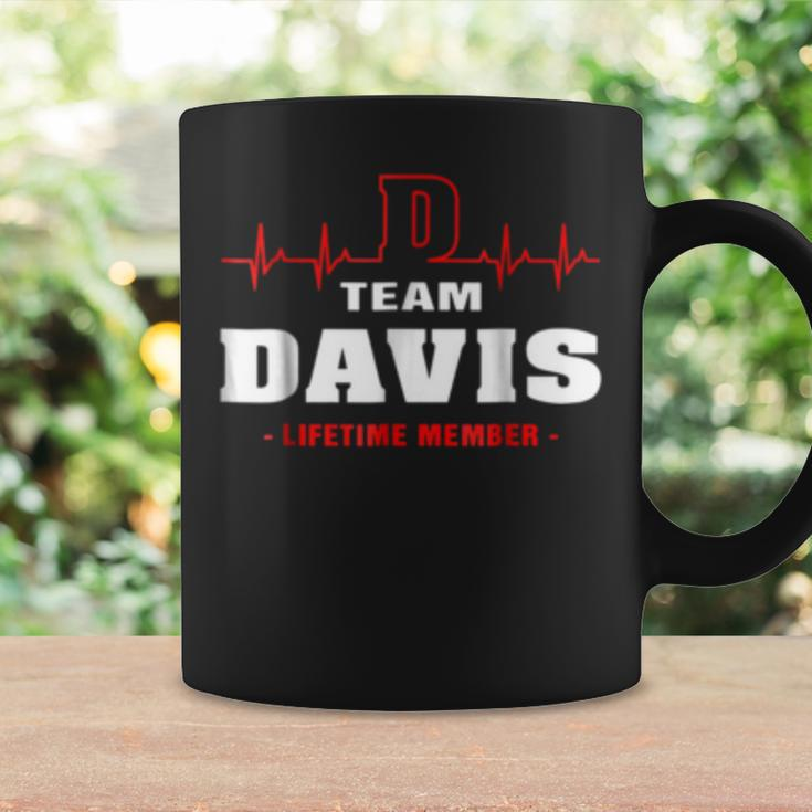 Team Davis Lifetime Member Surname Last Name Coffee Mug Gifts ideas