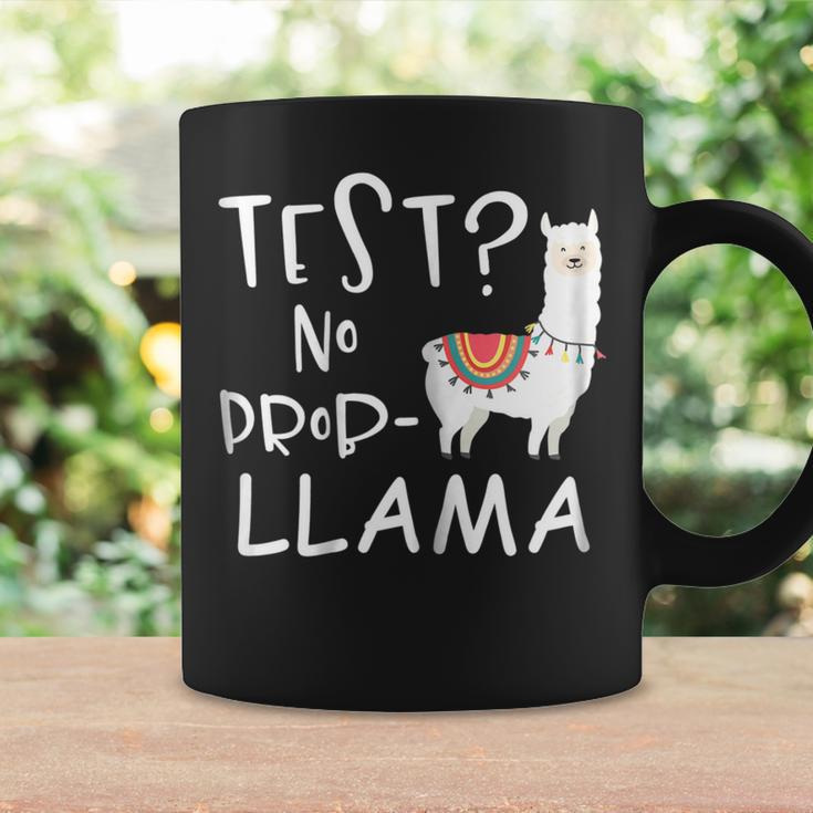 Test Day - No Prob-Llama Testing Teacher Educator Coffee Mug Gifts ideas