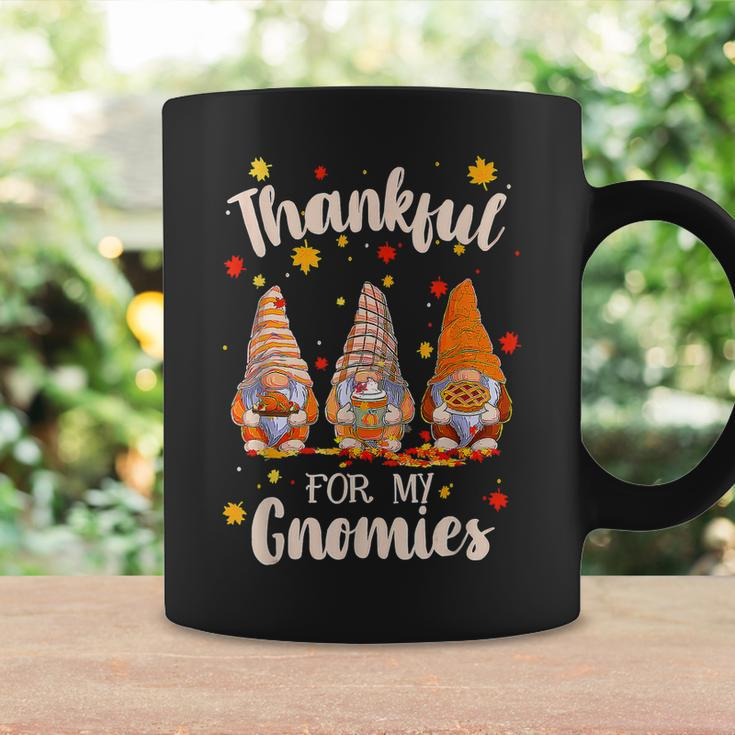 Thankful With My Gnomies Funny Thanksgiving Gnomes Women Kid Coffee Mug Gifts ideas