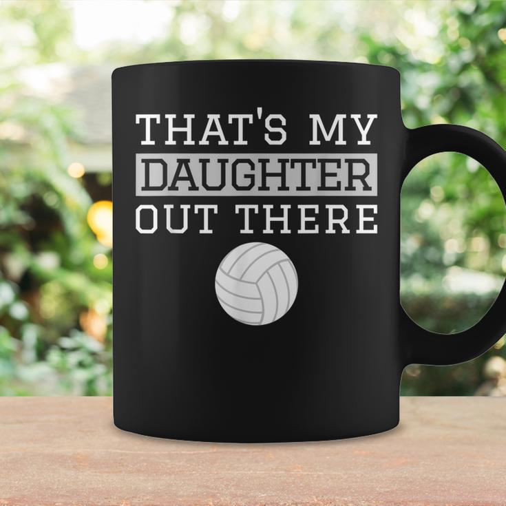 Thats My Daughter Out There Gift For Mom Dad Volleyball Coffee Mug Gifts ideas