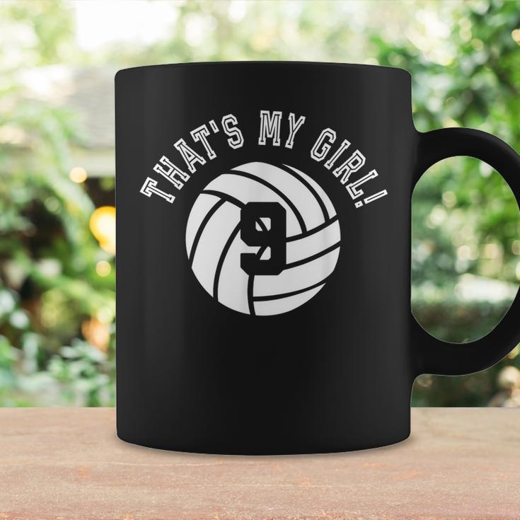 Thats My Girl 9 Volleyball Player Mom Or Dad Gift Coffee Mug Gifts ideas