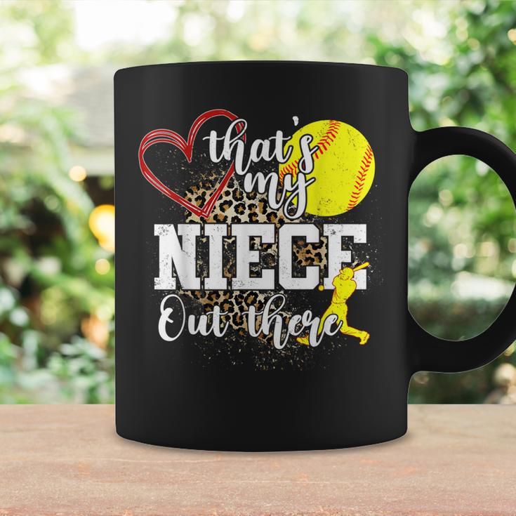 Thats My Niece Out There Softball Auntie Uncle Coffee Mug Gifts ideas