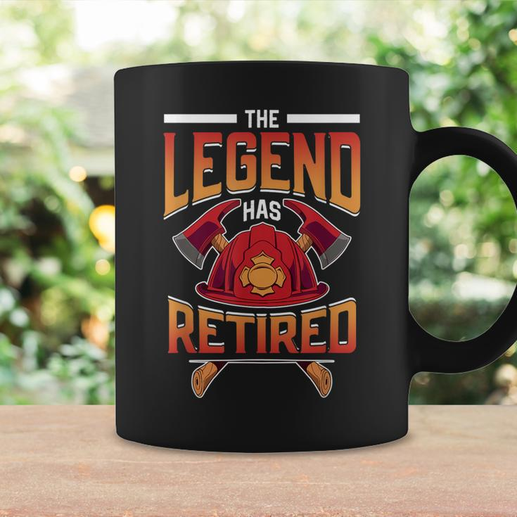 The Legend Has Retired Firefighter Fire Fighter Retirement Coffee Mug Gifts ideas