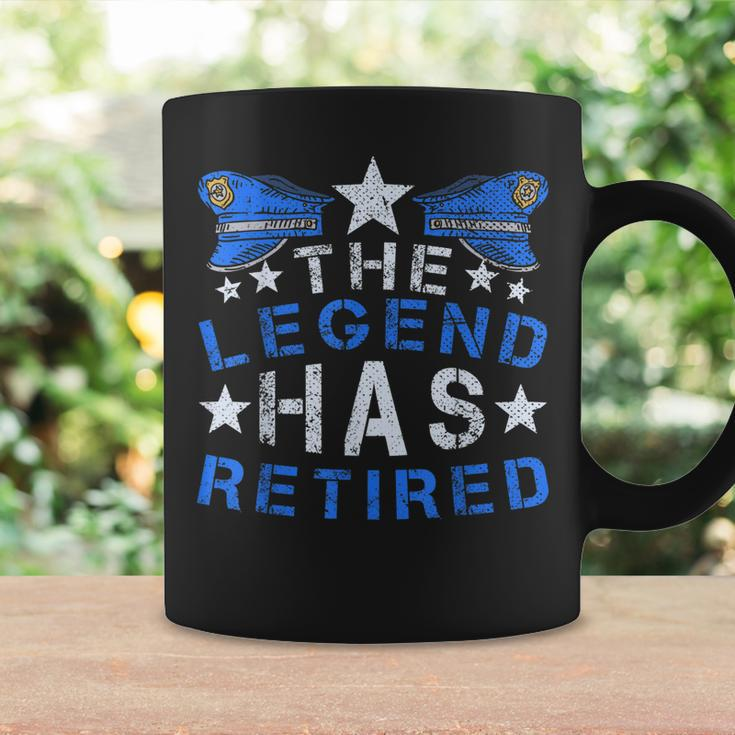 The Legend Has Retired Policeman Retirement Police Officer Coffee Mug Gifts ideas