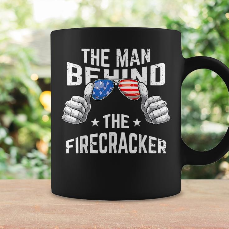 The Man Behind The Firecracker 4Th Of July Pregnancy New Dad Coffee Mug Gifts ideas