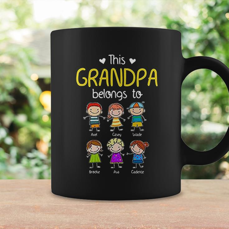This Grandpa Belongs To Personalized Grandpa Coffee Mug Gifts ideas