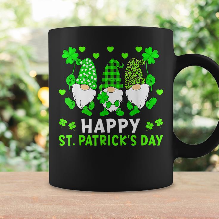 Three Gnomes Happy St Patricks Day Shamrock Lucky Irish Coffee Mug Gifts ideas
