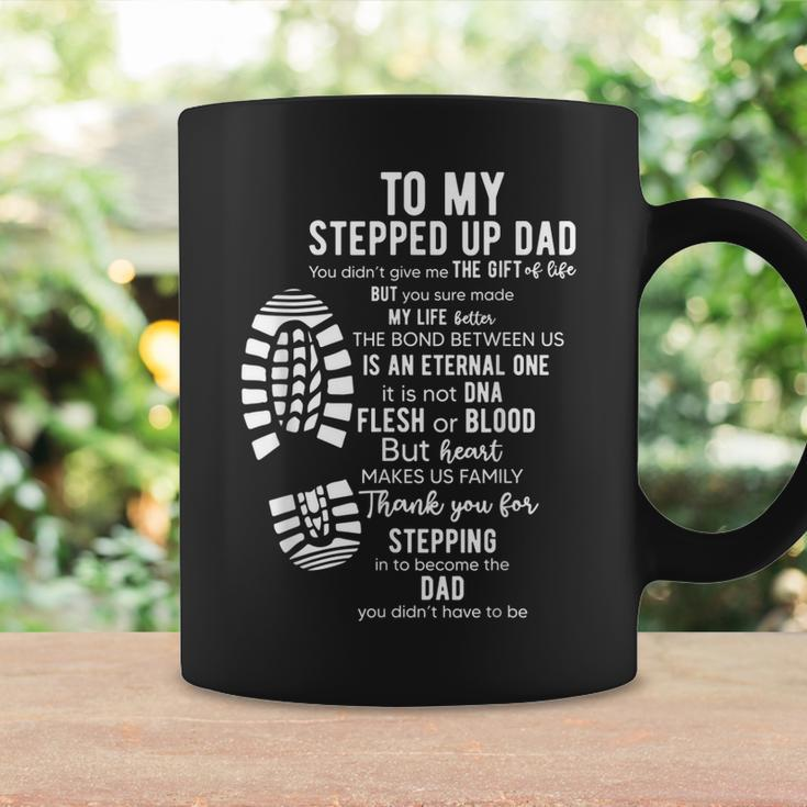 To My Stepped Up Dad Thanks You For Stepping Funny Gift Coffee Mug Gifts ideas