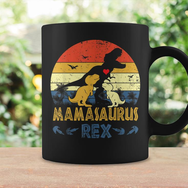 Trex Dinosaur Mamasaurus Pajama Dino Twin Mom Gift For Womens Coffee Mug Gifts ideas