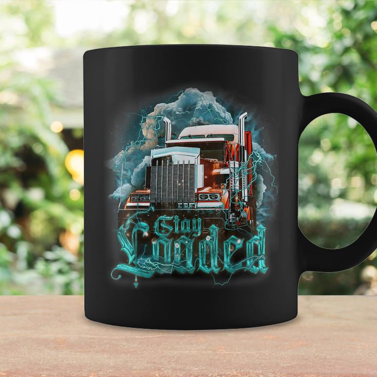 Truck Driver Design For Men Dad Big Rig Semitrailer Truckin Coffee Mug Gifts ideas