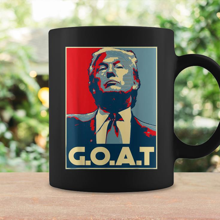 Trump Goat Middle Finger Election 2024 Republican Poster Coffee Mug Gifts ideas