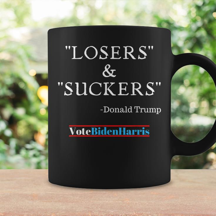 Trump Quote Saying Fallen Military Soldiers Losers & Suckers Coffee Mug Gifts ideas