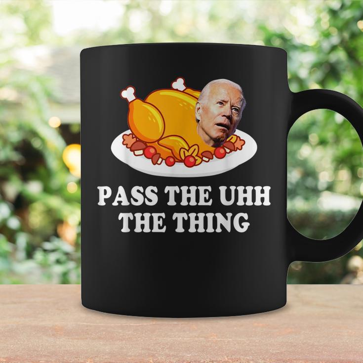Turkey Brandon Pass The Uhh The Thing Funny Thanksgiving Coffee Mug Gifts ideas