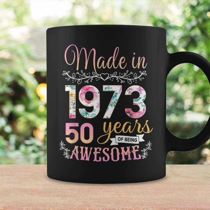 Turning 50 Birthday Decoration Women 50Th Bday 1973 Birthday Coffee Mug Gifts ideas