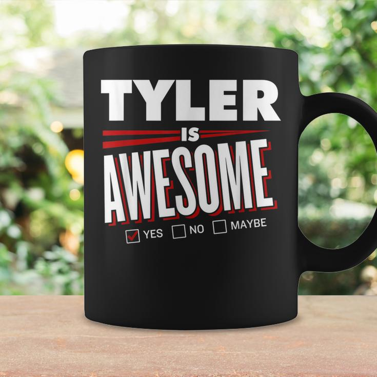 Tyler Is Awesome Family Friend Name Funny Gift Coffee Mug Gifts ideas