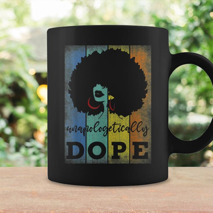 Unapologetically Dope Black Pride Afro Black History Melanin V4 Coffee Mug Gifts ideas