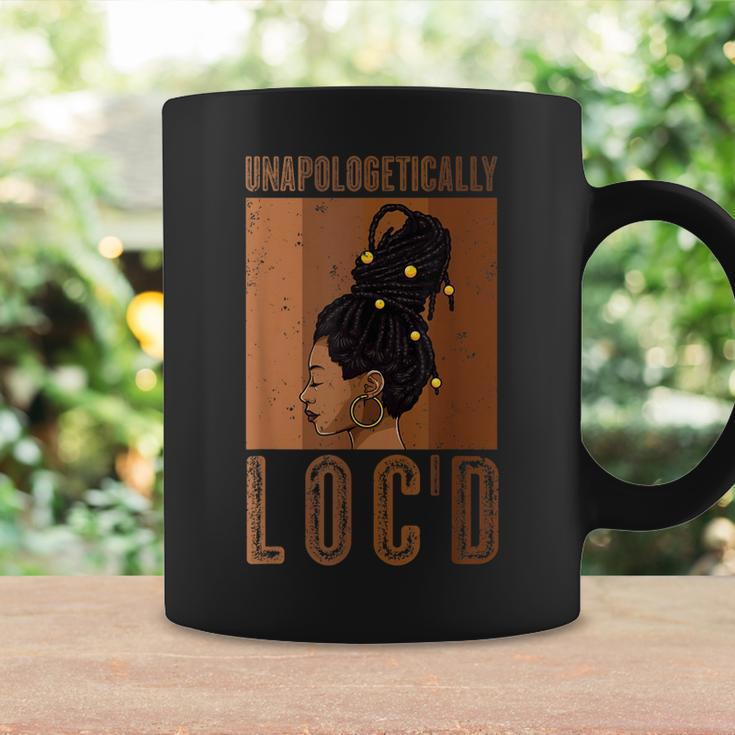 Unapologetically Locd Black History Queen Melanin Afro Hair Coffee Mug Gifts ideas