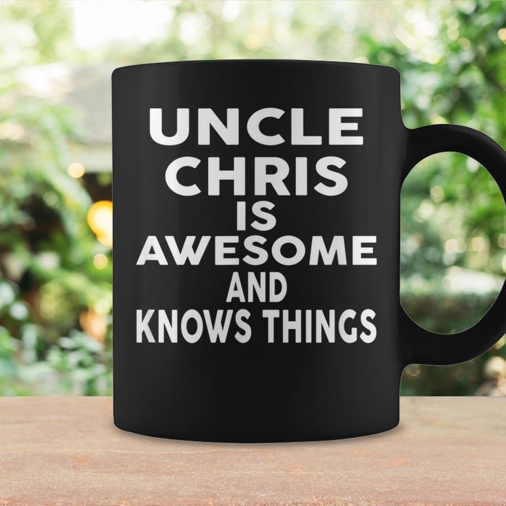 Uncle Chris Is Awesome And Knows Things Coffee Mug Gifts ideas