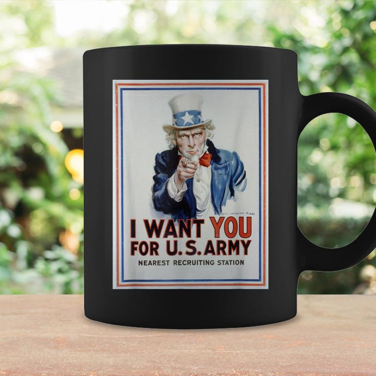 Uncle Sam I Want You For Us Army Vintage Poster Coffee Mug Gifts ideas