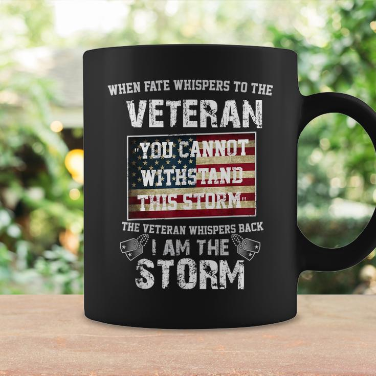US Veteran I Am The Storm American Flag Coffee Mug Gifts ideas