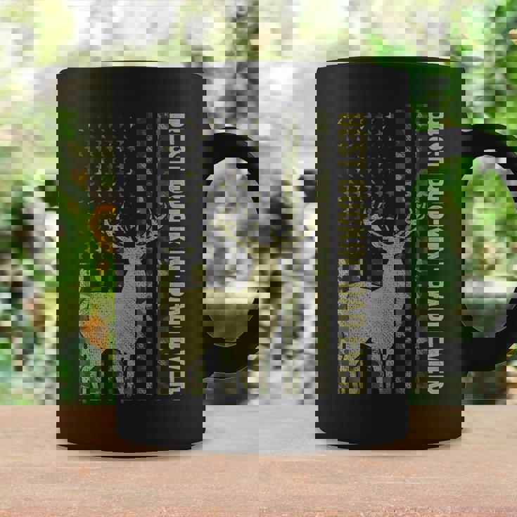 Usa Camo Flag Best Buckin Dad Ever Deer Hunting Fathers Day Coffee Mug Gifts ideas