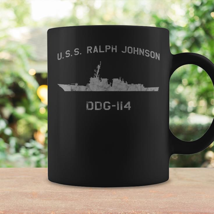 Uss Ralph Johnson Ddg-114 Destroyer Ship Waterline Coffee Mug Gifts ideas