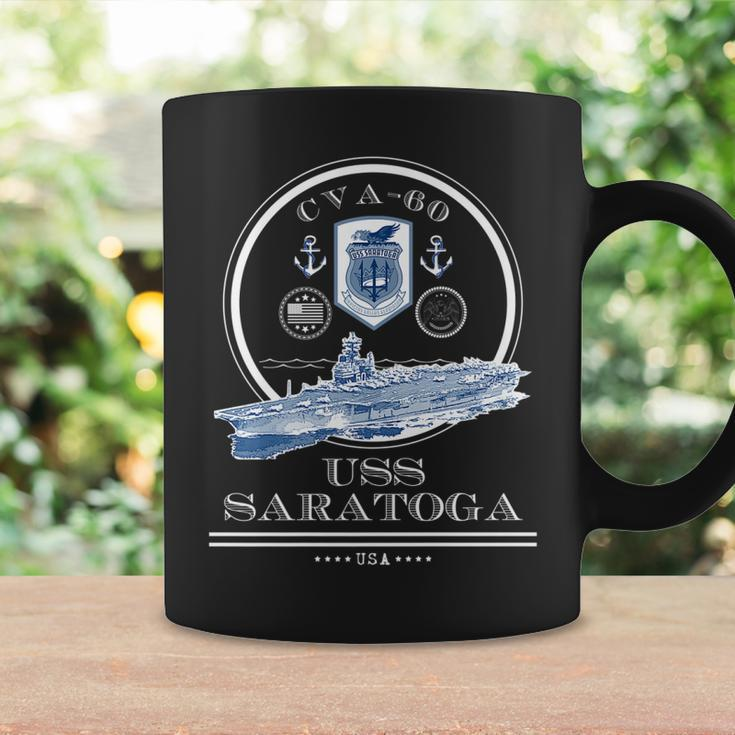 Uss Saratoga Cva-60 Naval Ship Military Aircraft Carrier Coffee Mug Gifts ideas
