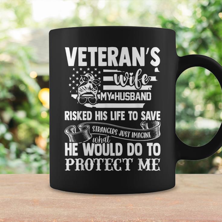 Veteran Wife Army Husband Soldier Saying Cool Military V2 Coffee Mug Gifts ideas