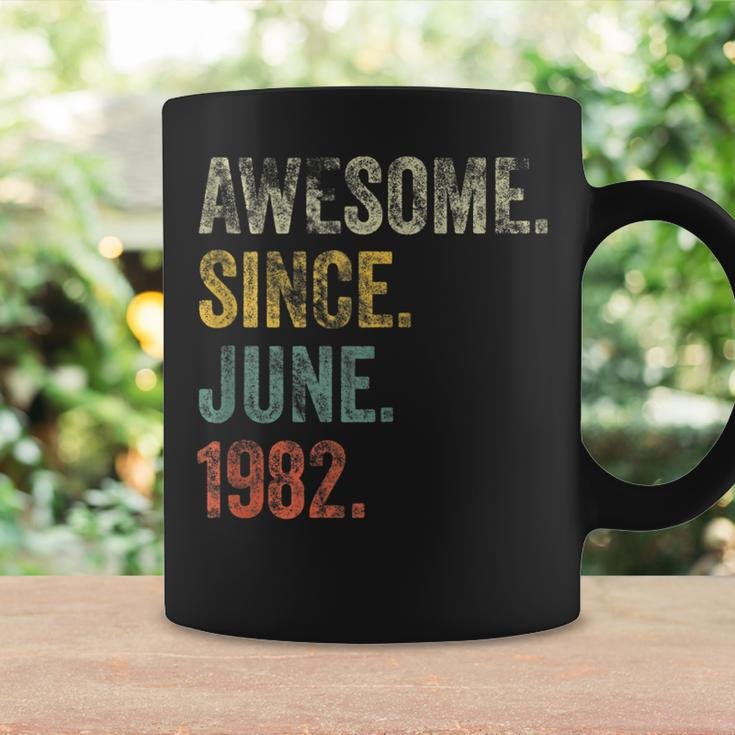 Vintage 1982 40Th Birthday Awesome Since June 1982 Coffee Mug Gifts ideas