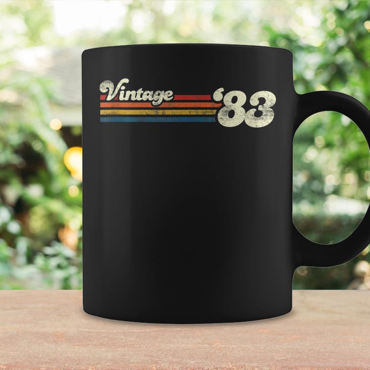 Vintage 1983 Chest Stripe 40 Birthday Coffee Mug Gifts ideas