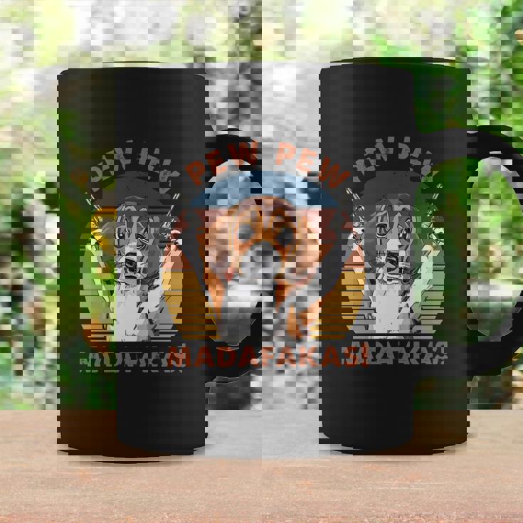 Vintage Beagle Pew Pew Madafakas Funny Beagle Dog Lover Gift Coffee Mug Gifts ideas