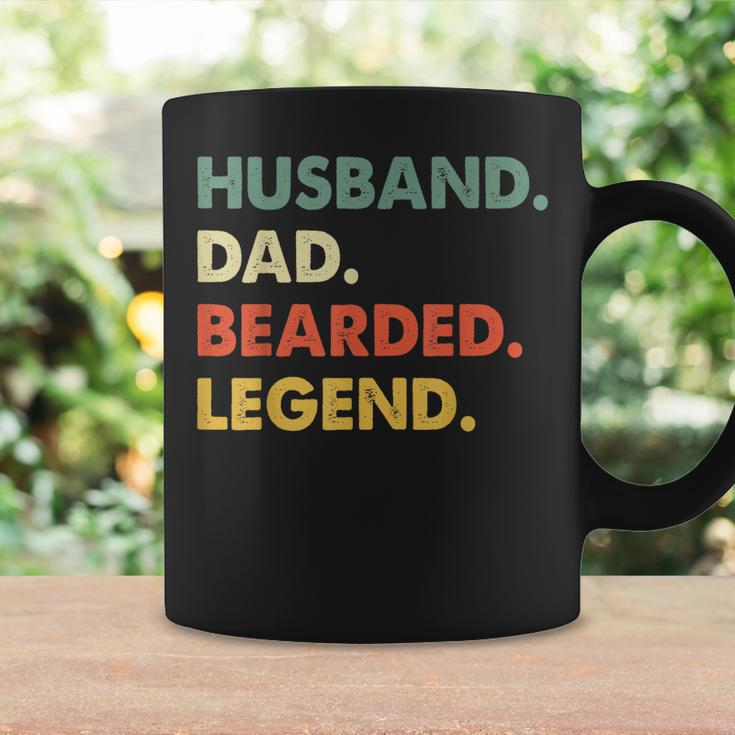 Vintage Beard Husband Dad Bearded Legend Men Tassen Geschenkideen