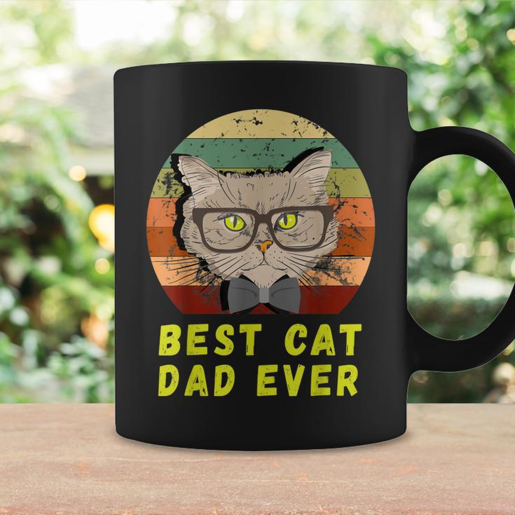 Vintage Best Cat Dad Ever Kitten Men Cat Kitties Lover Kitty Gift For Mens Coffee Mug Gifts ideas