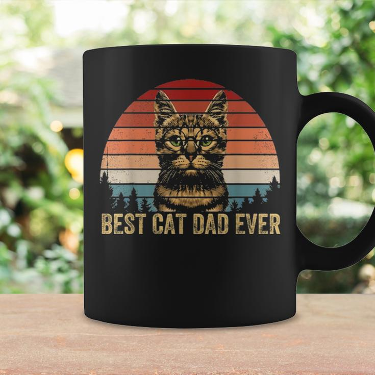 Vintage Best Cat Dad Ever Men Bump Fit Fathers Day Gift Coffee Mug Gifts ideas
